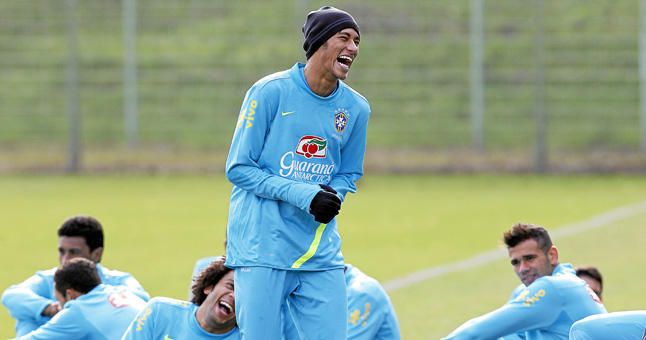 Neymar, entre Madrid y Barça