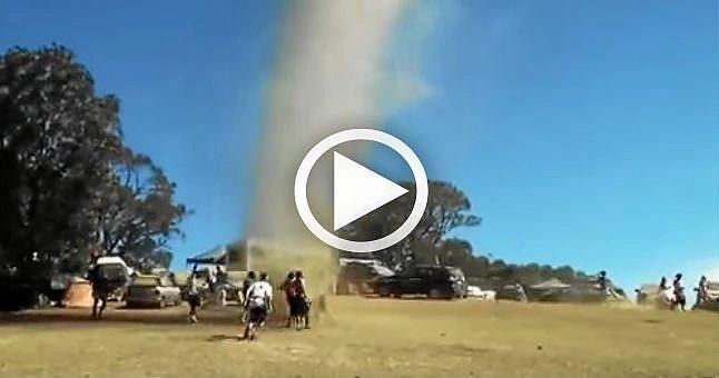 (VÍDEO) ¡Que no pare la fiesta! ni aunque llegue un tornado