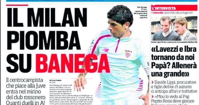Galliani se encapricha con Banega