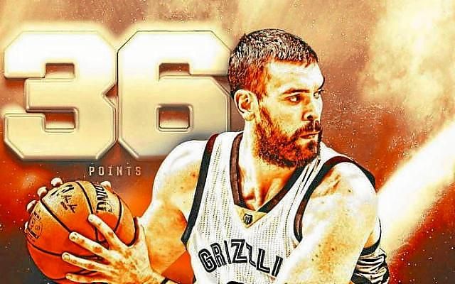 Marc Gasol sigue en estado de gracia con 36 puntos