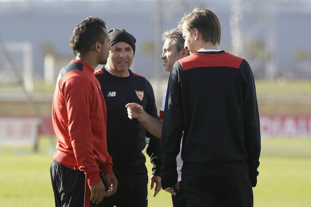 El chiste de bienvenida de Sampaoli a Montoya