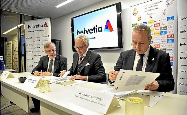 Helvetia Seguros renueva hasta 2020 su patrocinio con la RFEBM y el CTA