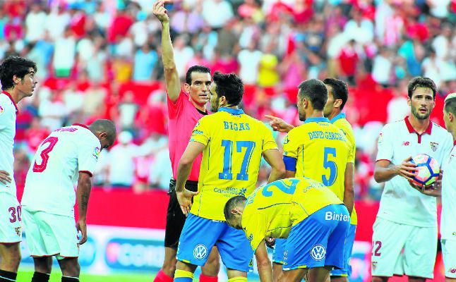 Sevilla-Las Palmas: Máximo riesgo en las áreas