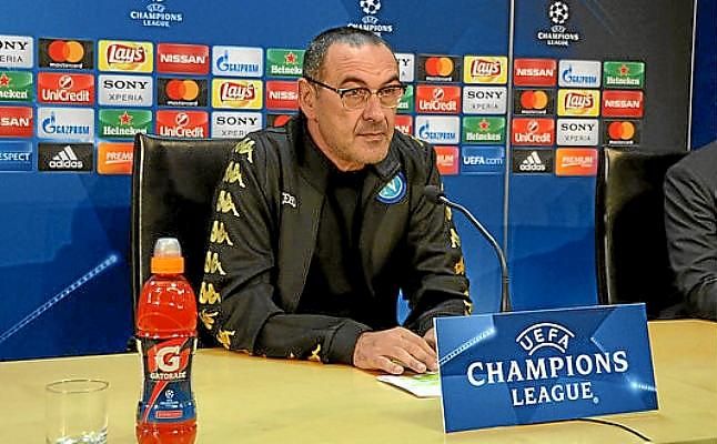 Sarri: "Quizás podamos tocarle un poco los huevos al Real Madrid"
