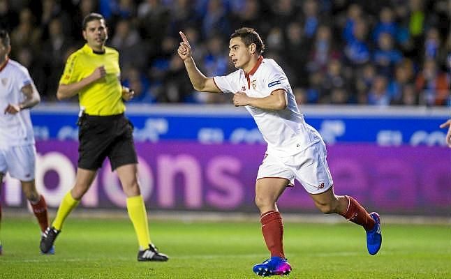Ben Yedder, el debutante con más gol de LaLiga