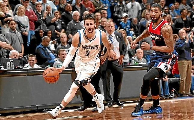Ricky Rubio asombra con el récord historico de asistencias de Minnesota