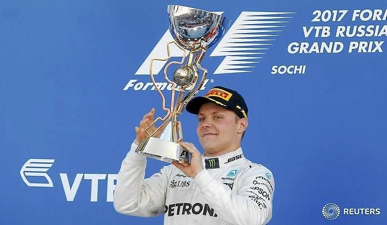 Bottas logra en Rusia su primera victoria en la Fórmula Uno