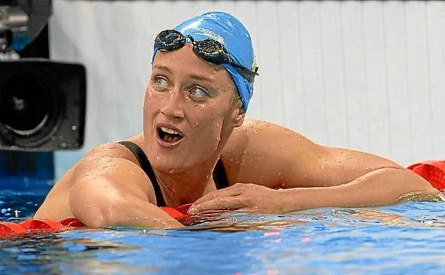 Mireia Belmonte arrasa en el 800 libres y logra su segundo oro del día