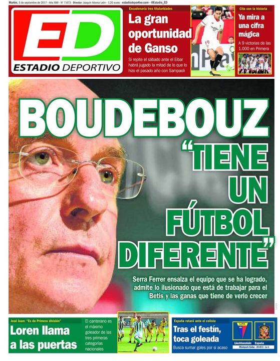 La portada de ESTADIO Deportivo del martes