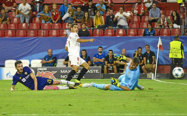 Ben Yedder, tras su triplete: "Es algo muy bonito"