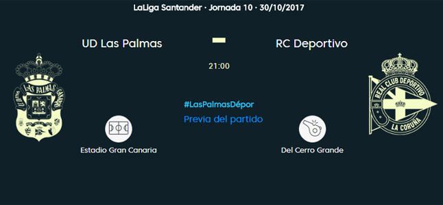 Las Palmas-Deportivo, en directo
