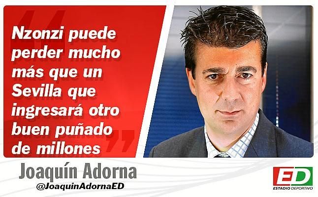 El pulso de Nzonzi al Sevilla F.C.