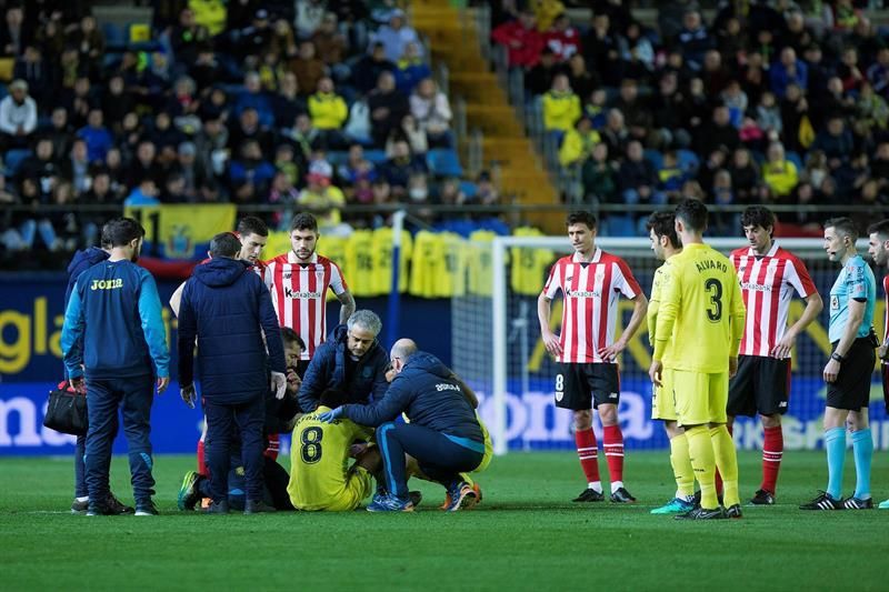 Fornals sigue en el hospital y Jaume Costa ha acudido a la ciudad deportiva