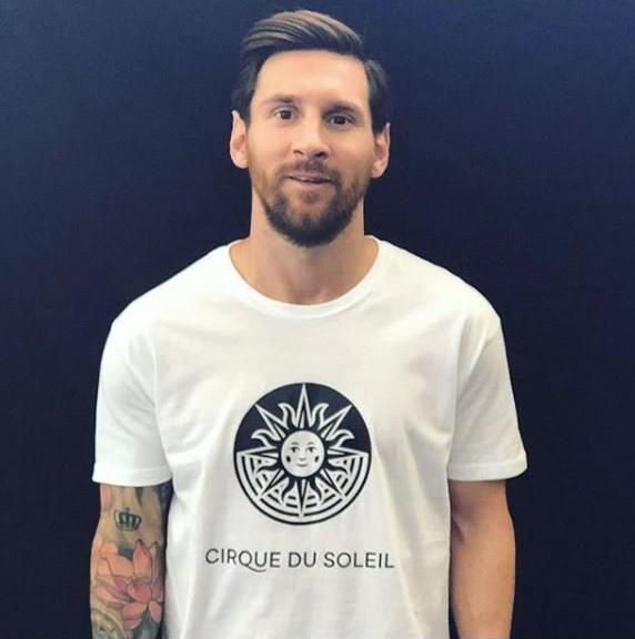 La figura de Messi, protagonista de un espectáculo del Circo del Sol
