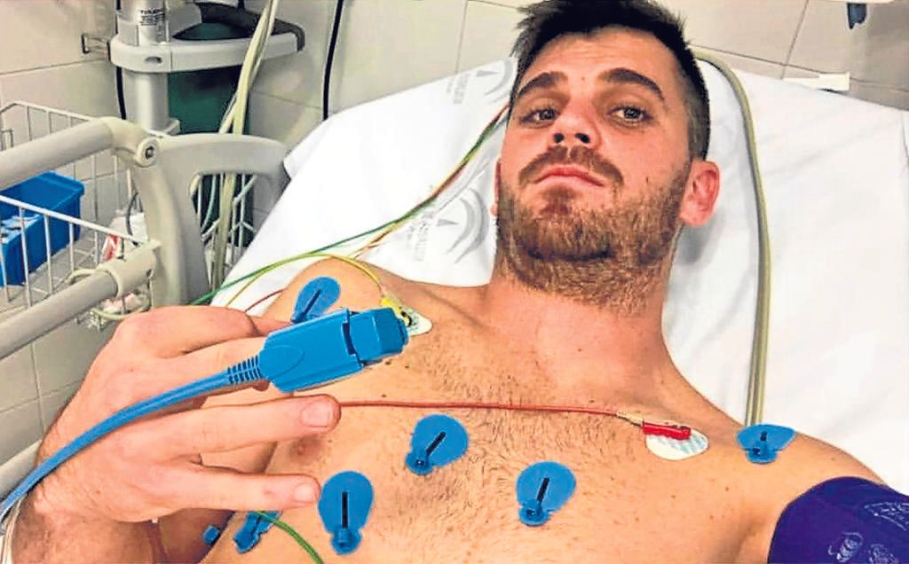 Rubén, del San José, descarta cualquier lesión grave