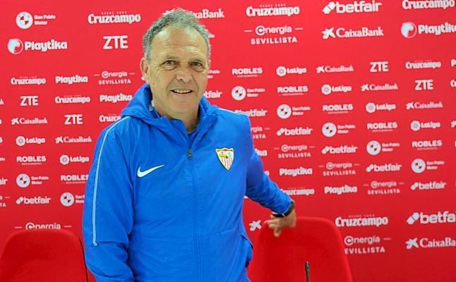 Caparrós: "El objetivo tiene que ser Champions, eso es una forma de crecer"