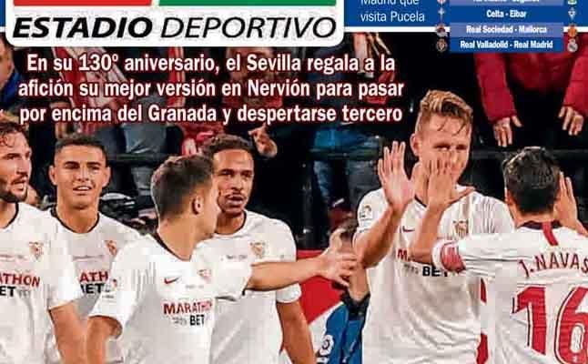 La portada de ESTADIO