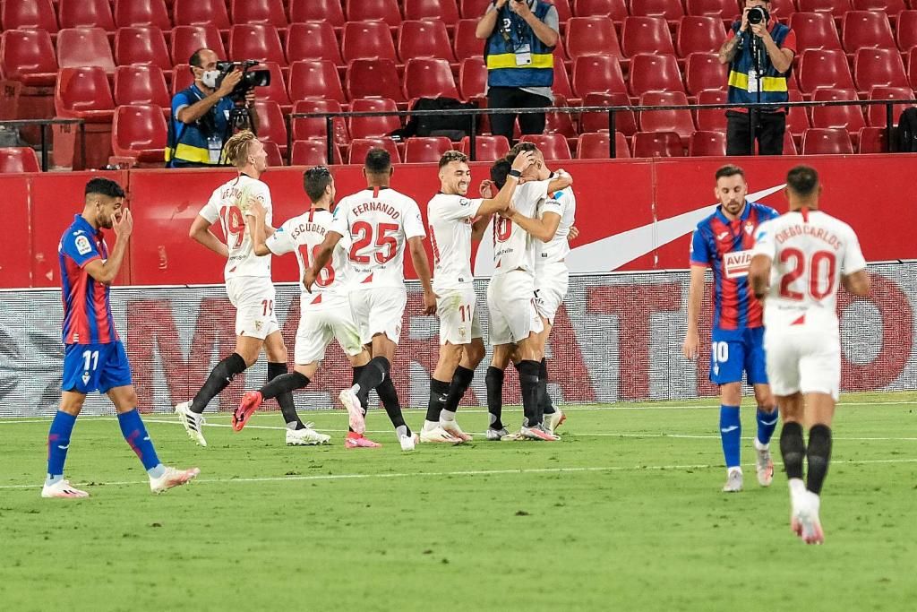Sevilla FC-Eibar: Ocampos es de Champions (1-0)