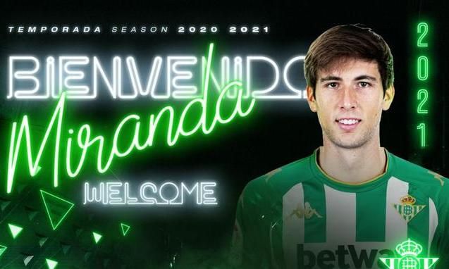 Juan Miranda completa la plantilla bética