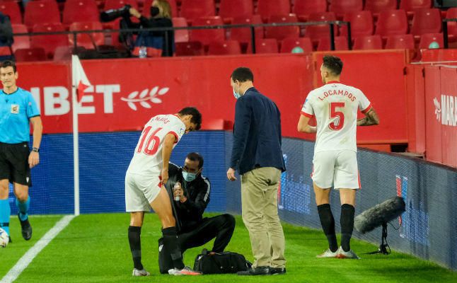 Parte médico del Sevilla FC: Acuña, Navas, Idrissi...