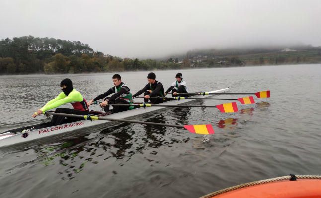 Concentración de la selección española de remo con notable presencia andaluza