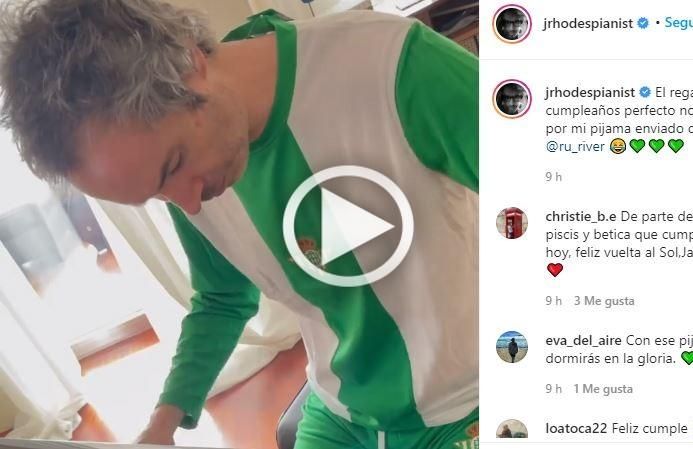 El regalo de cumpleaños perfecto de James Rhodes