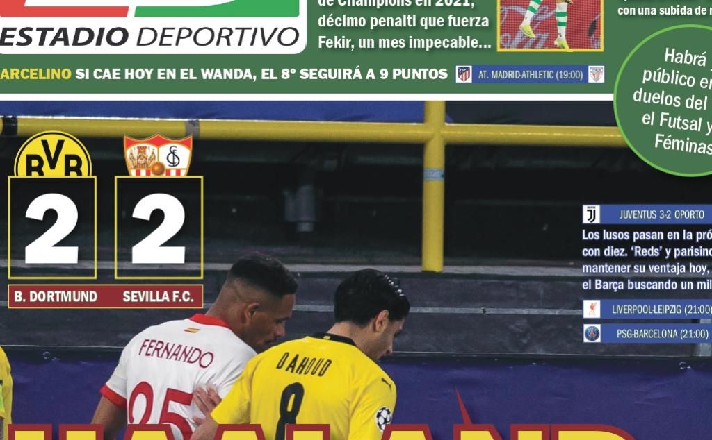 La portada de ESTADIO
