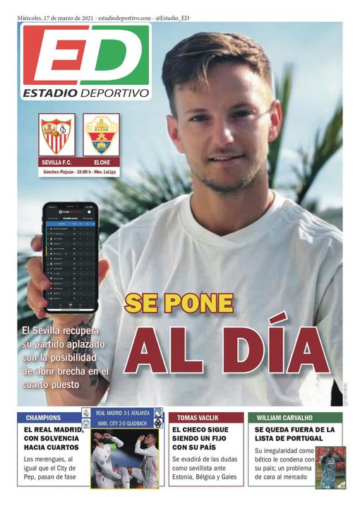 La portada de ESTADIO