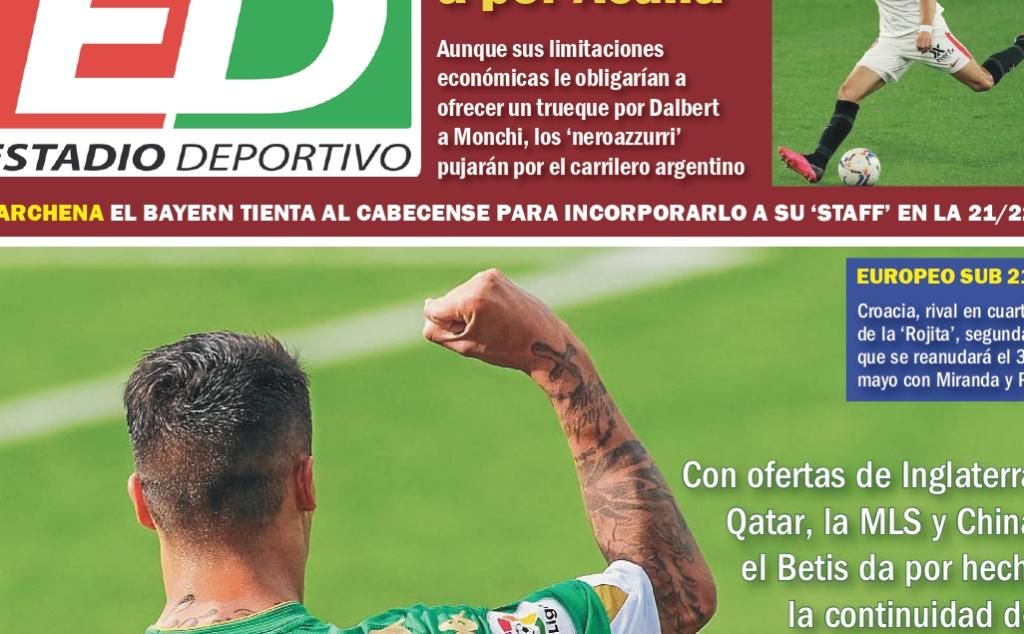 La portada de ESTADIO