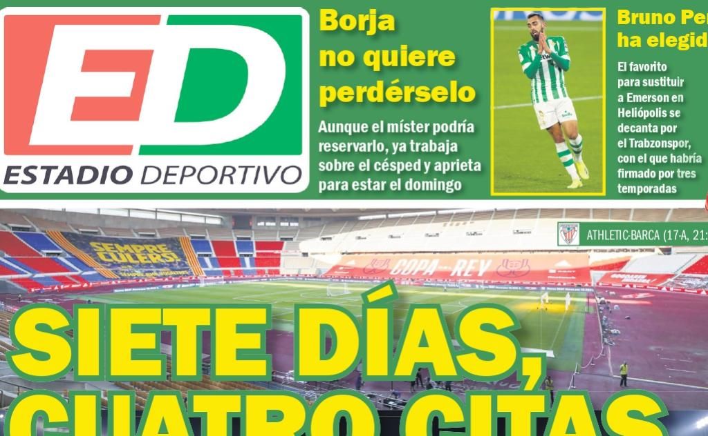 La portada de ESTADIO