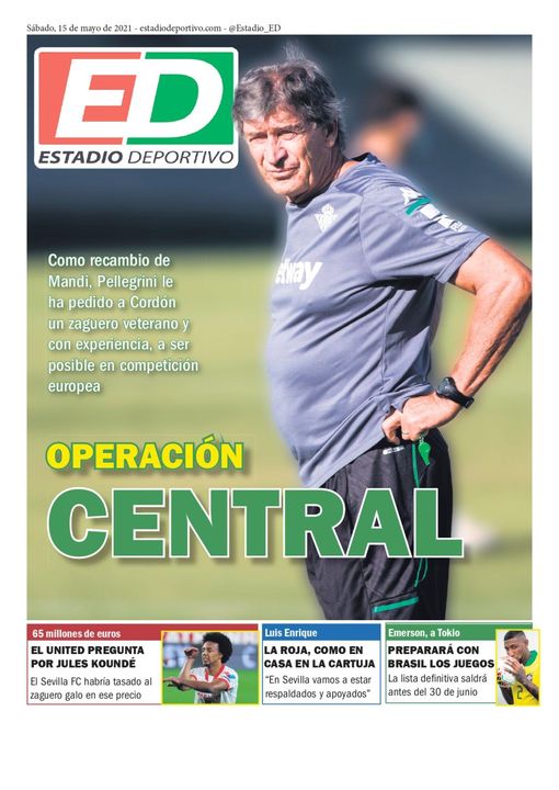 La portada de ESTADIO