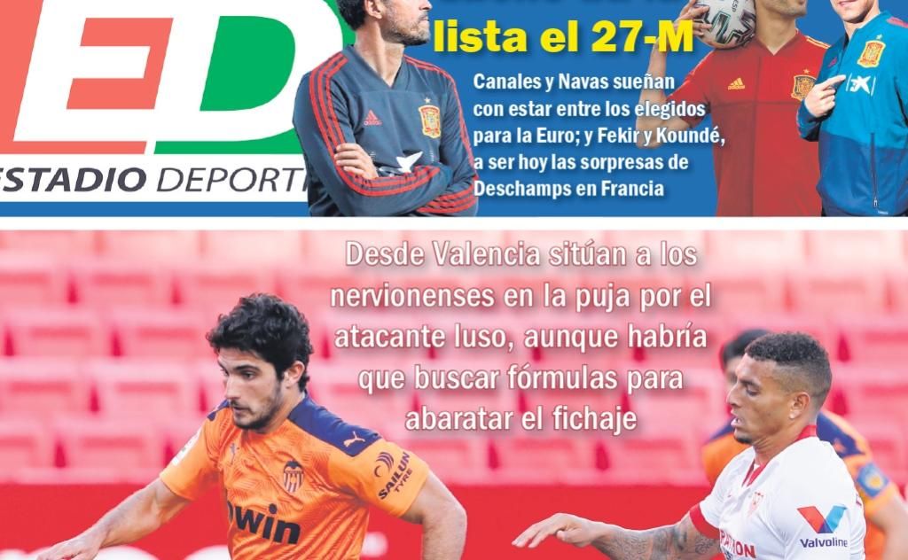La portada de ESTADIO