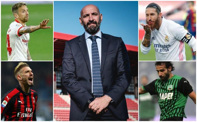 Monchi zanja de un plumazo cuatro rumores de mercado sobre el Sevilla: Sergio Ramos, Ferrari, Castillejo y Papu Gómez