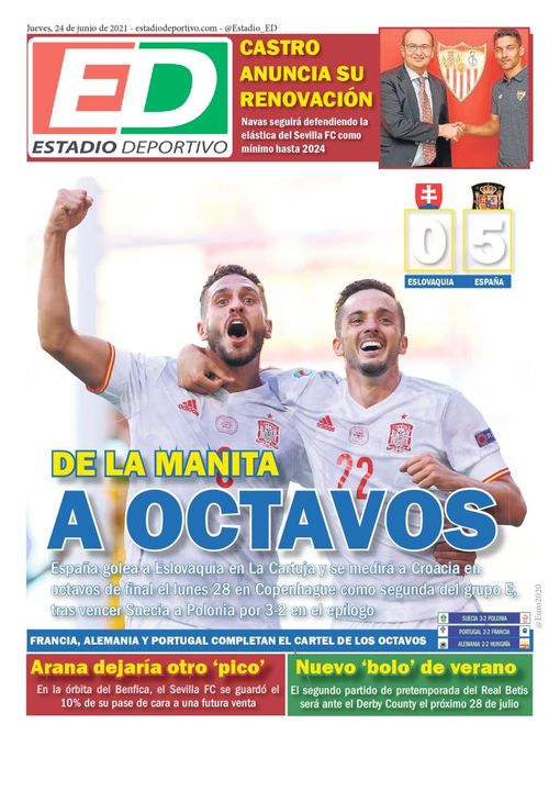 La portada de ESTADIO