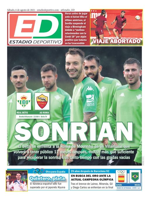 La portada de ESTADIO