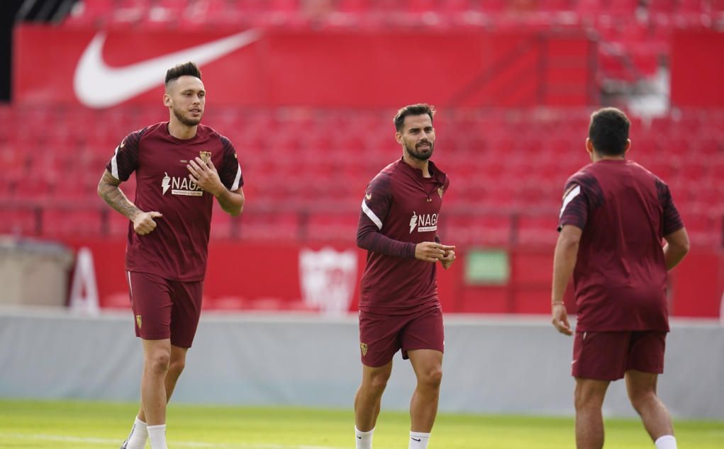 Último entrenamiento en Nervión con la duda de En-Nesyri