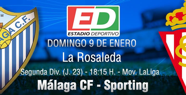 Málaga-Sporting: Enmendar errores en casa (previa y posibles onces)
