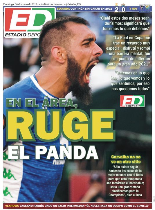 La portada de ESTADIO
