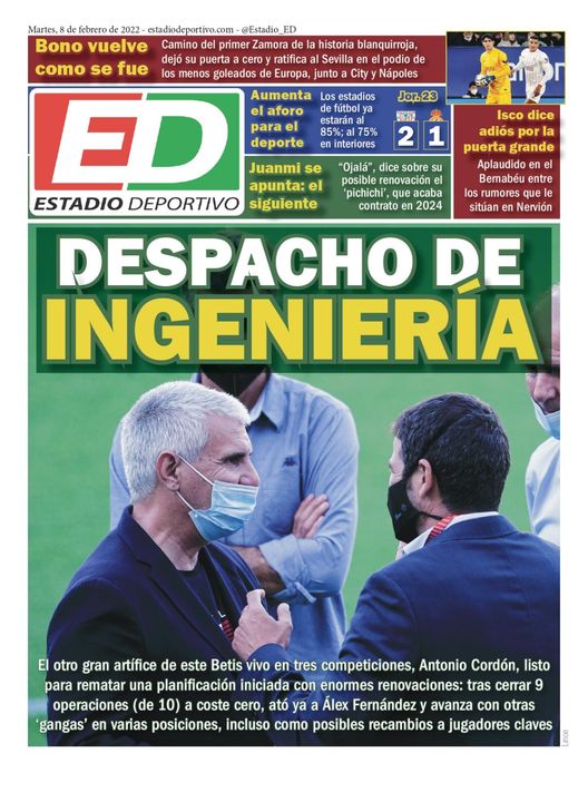 La portada de ESTADIO