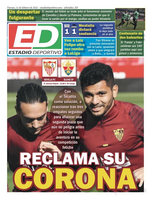 La portada de ESTADIO