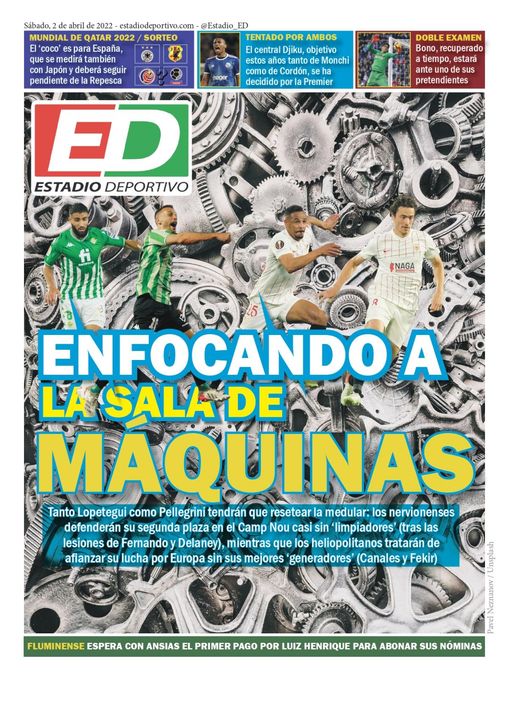 La portada de ESTADIO