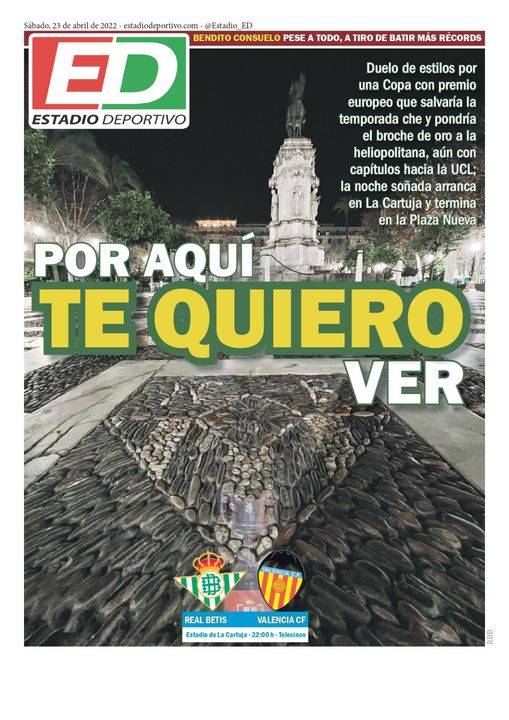 La portada de ESTADIO