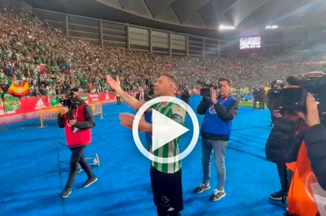 Joaquín: "Esto es fruto del trabajo de todos estos años, va para toda la afición"