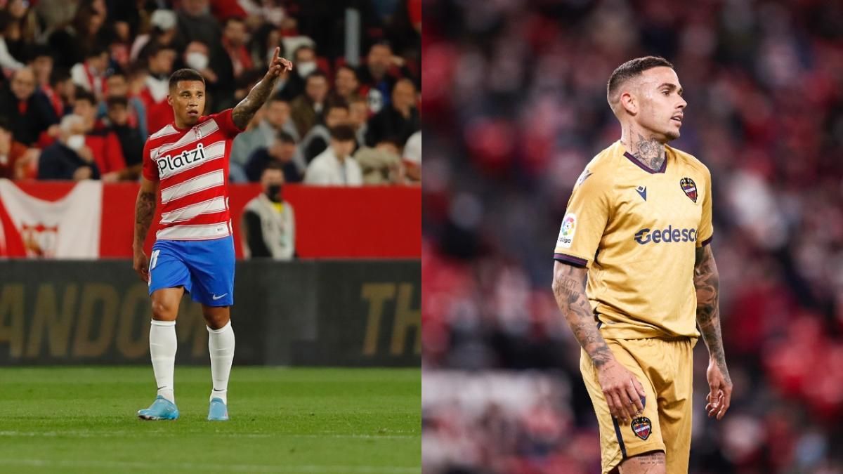 Dos jugadores de Granada y Levante, a punto de recalar en la Liga MX