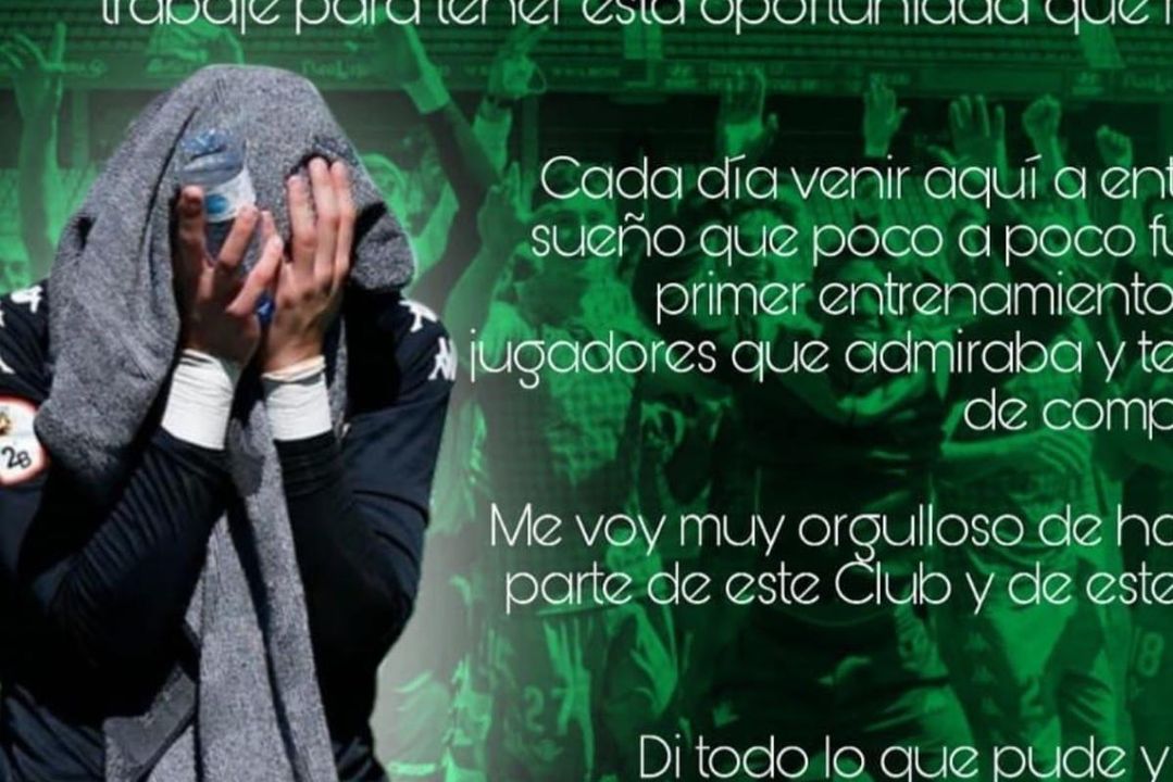 El sentido "hasta luego", que no adiós, al Betis del portero que brindó un ascenso