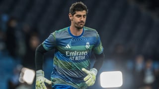 Courtois sufre una lesión muscular y será baja prolongada en el Real Madrid