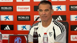 Luis García Plaza se sincera con la salida de Oso, la situación de Vargas y la recta final del mercado del Sevilla: "Es un palo" 