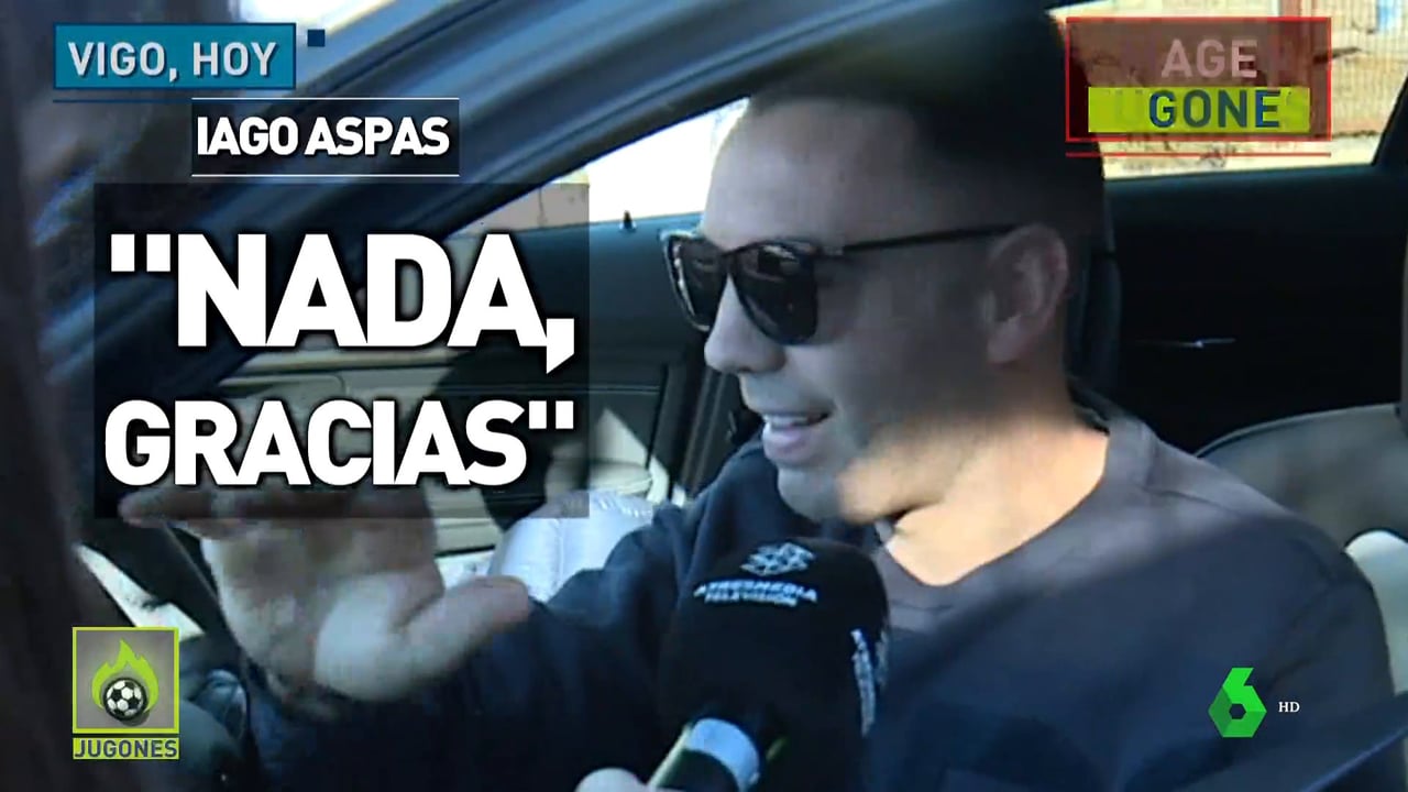 Preguntan a Aspas por las palabras de Pellegrini y la acción con Luiz Felipe