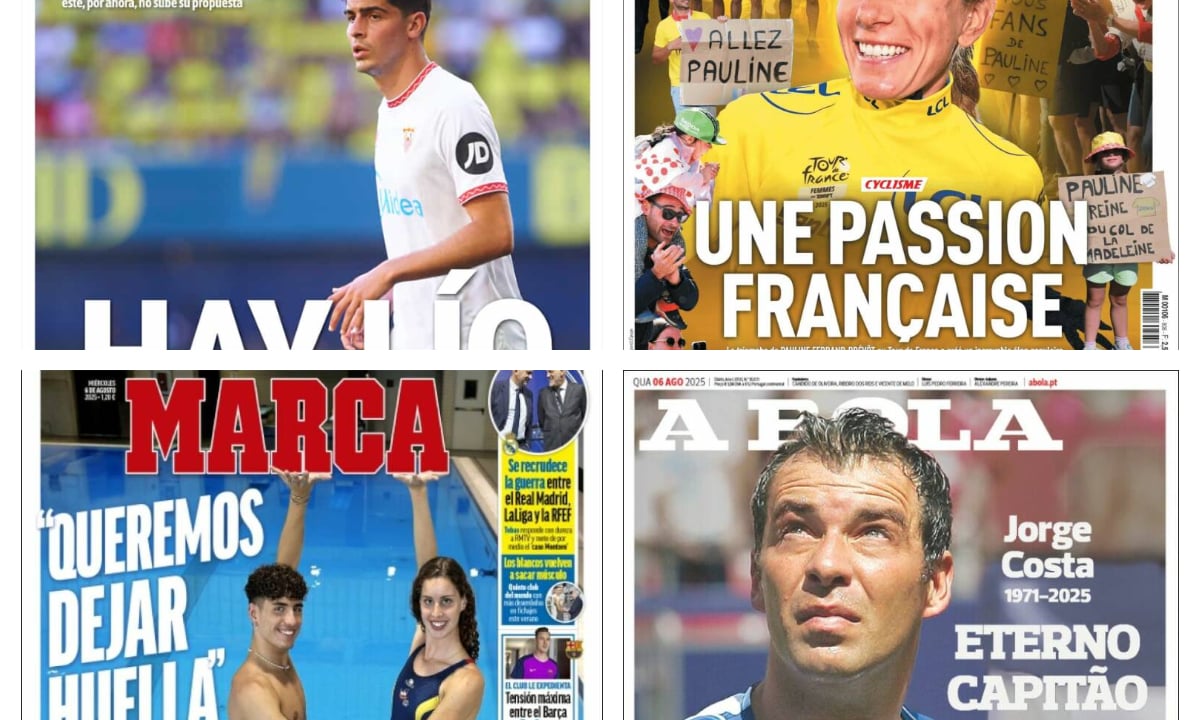 Lío con Juanlu, ruptura total con Ter Stegen, el nuevo Güler, el ascenso de la natación artística...así vienen las portadas