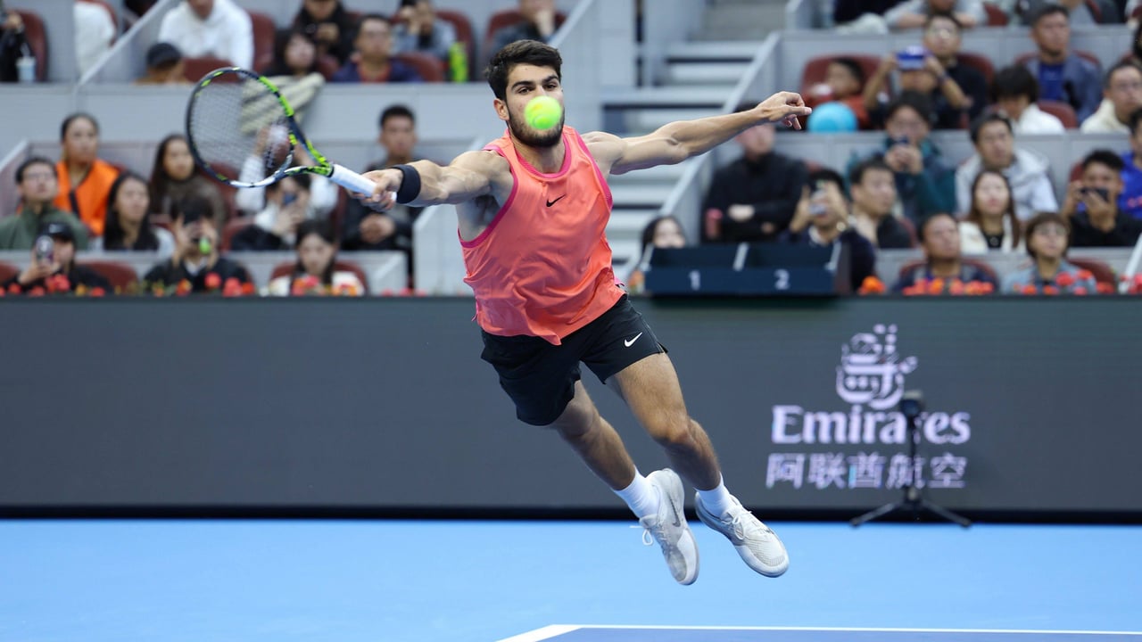 Alcaraz - Monfils, resultado y resumen del partido de octavos de final de Carlos Alcaraz del Masters 1000 de Shanghái